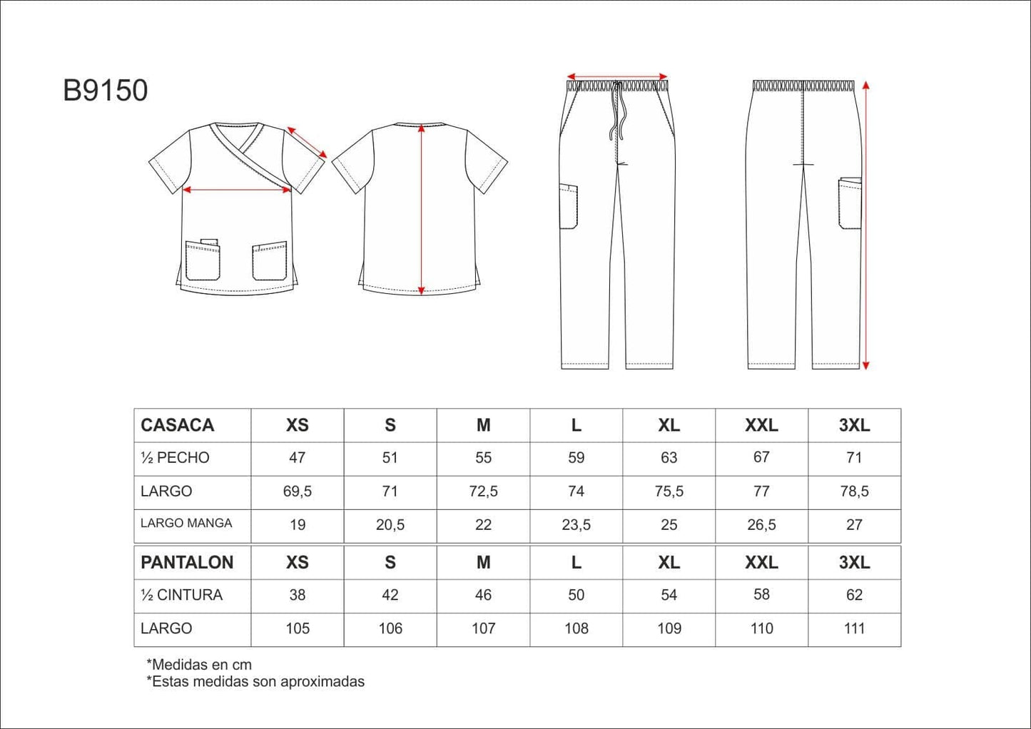 COMPLETO UNISEX CASACCA + PANTALONE ELASTICIZZATO (9 colori disponibili